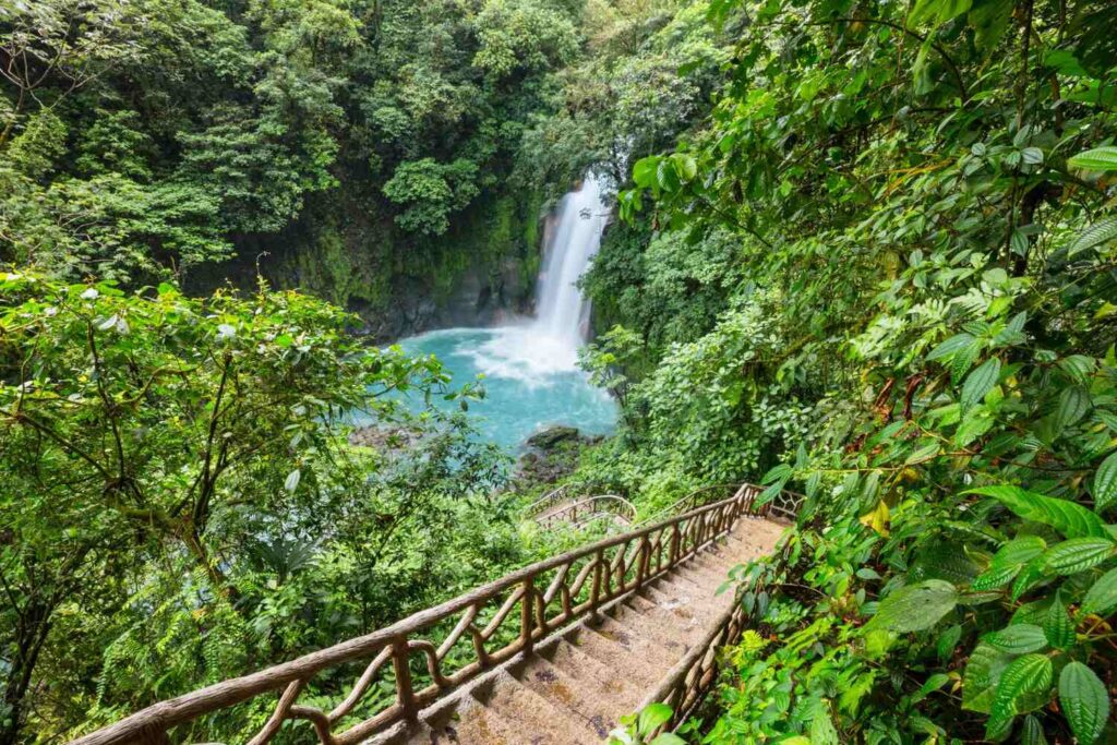 Waterfall in La Fortuna Costa Rica