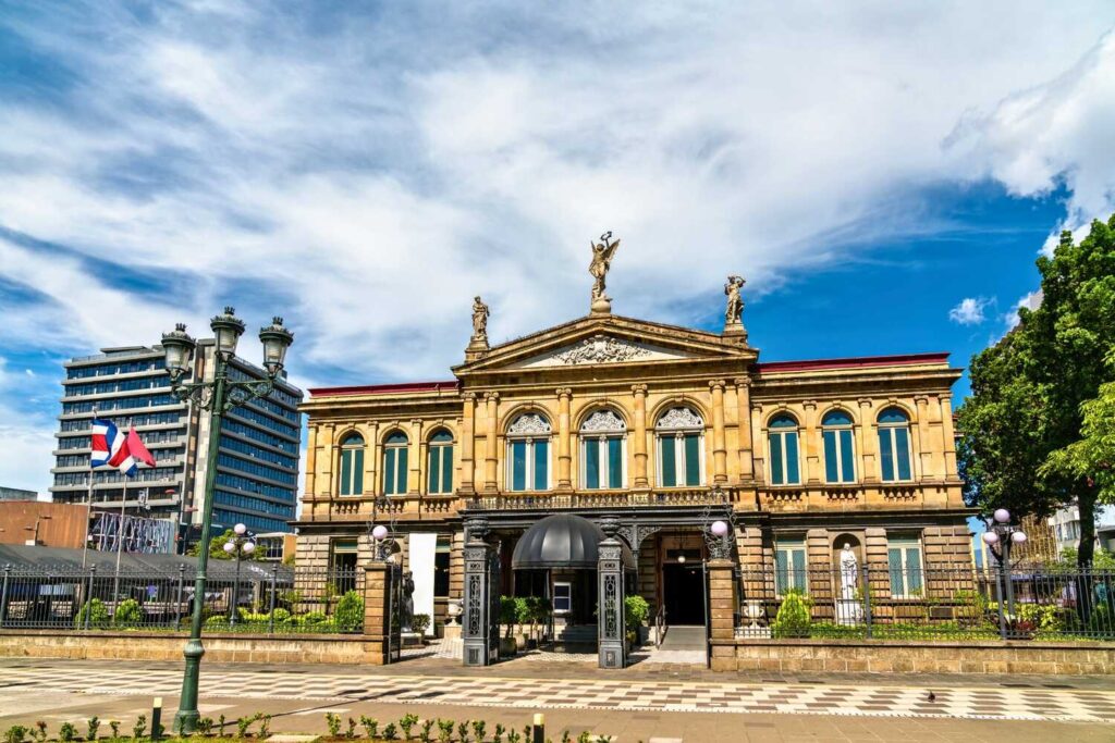 National Theater in San José Costa Rica