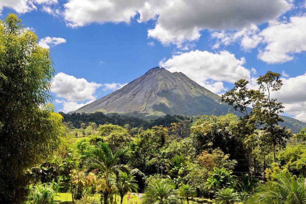 Views of the Arenal Volcano in Fortuna Costa Rica