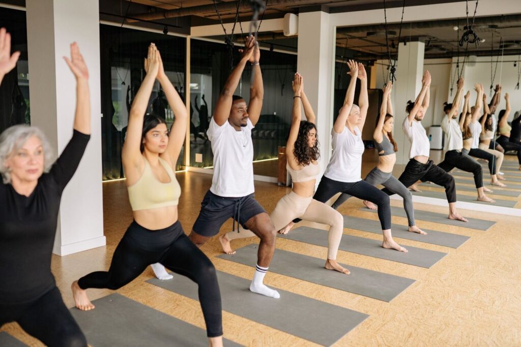 Yoga class in Costa Rica