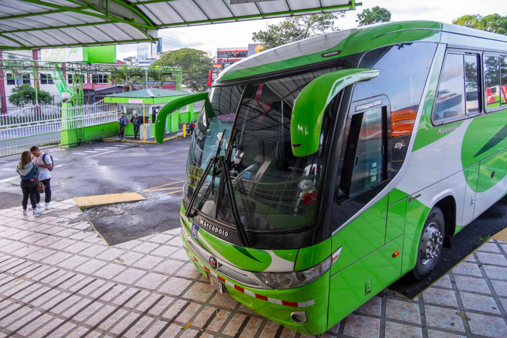 Green Bus from San Jose to Monteverde