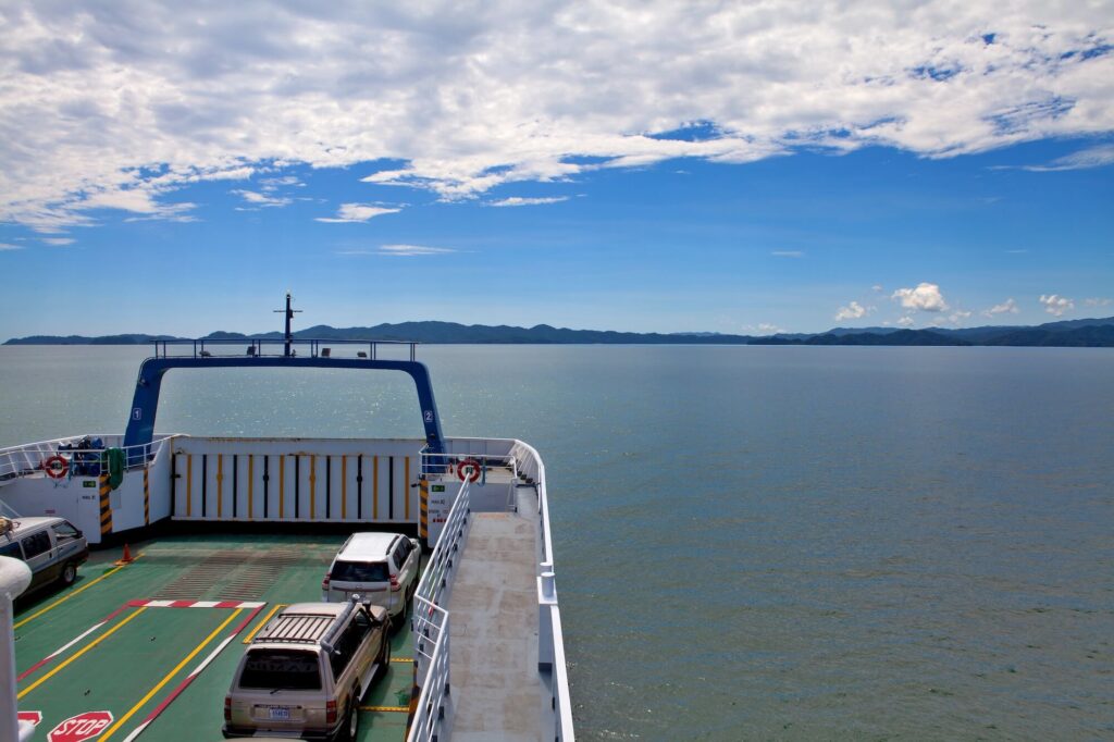 View from the ferry to Santa Teresa in Costa Rica