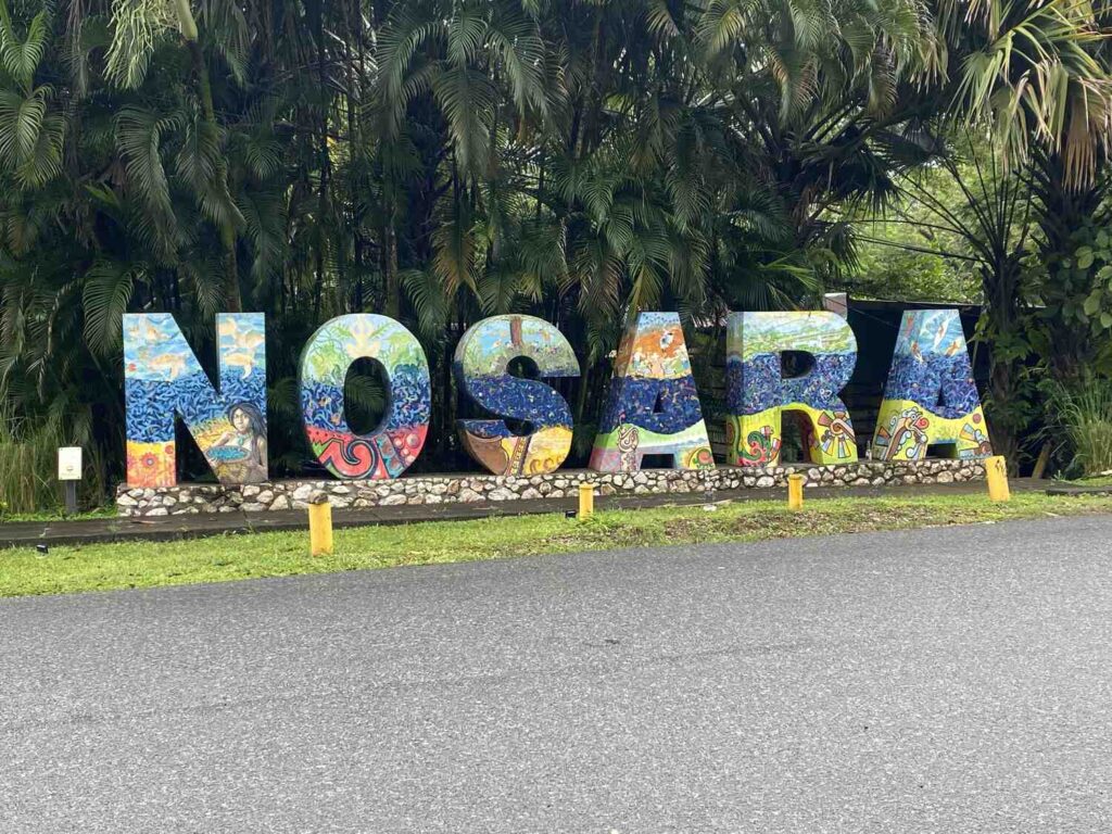 Detailed View of Nosara Street Sign