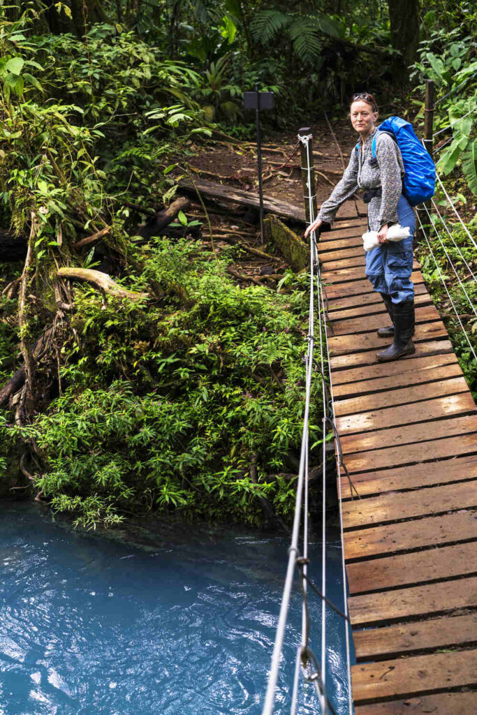 Hiking in Rio Celeste, Tenorio Volcano National Park