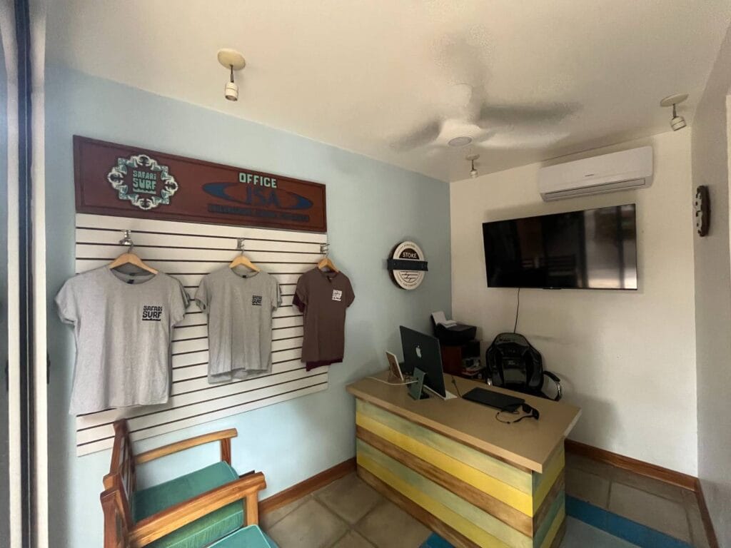 Inside Safari Surf in Costa Rica