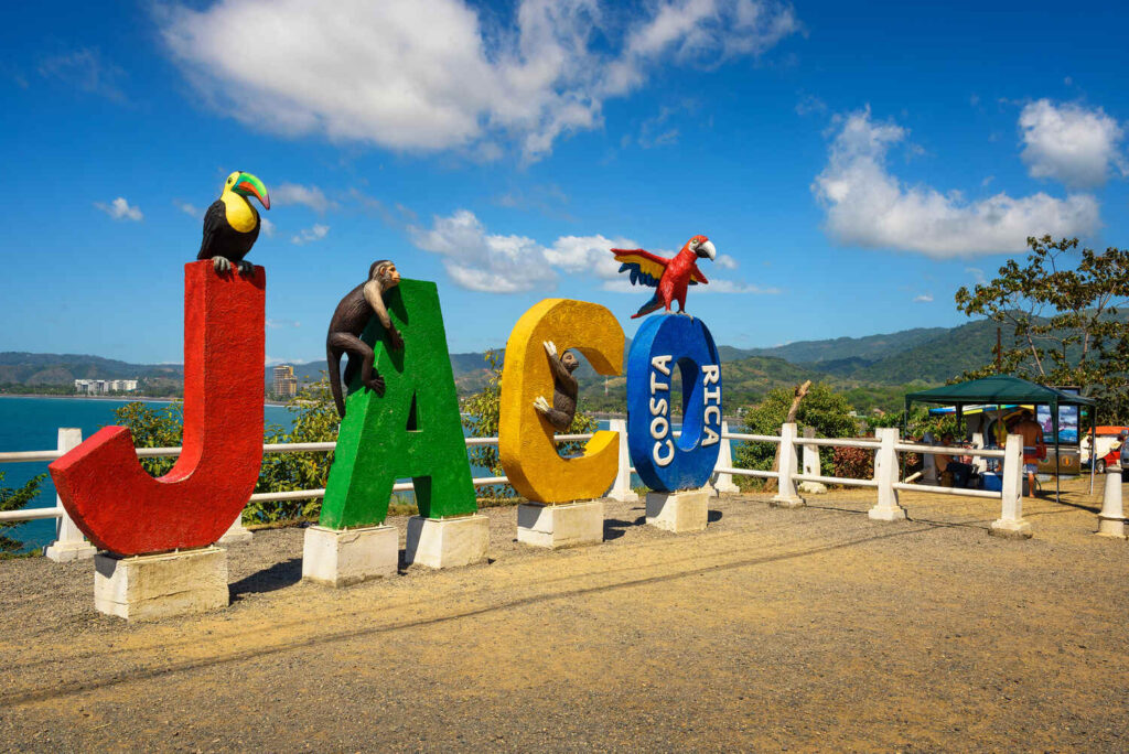 Jaco tourist sign