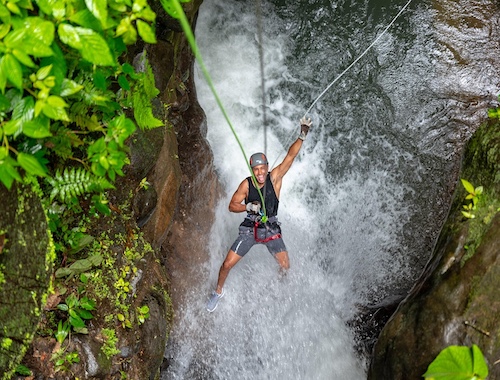Arenal Volcano Canyoning and Waterfall Rappelling from La Fortuna
