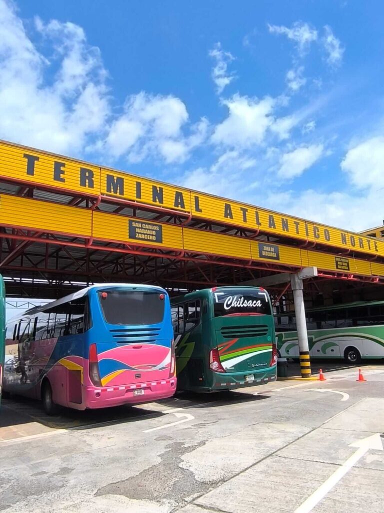 Buses Departing from Terminal Atlántico Norte, San José